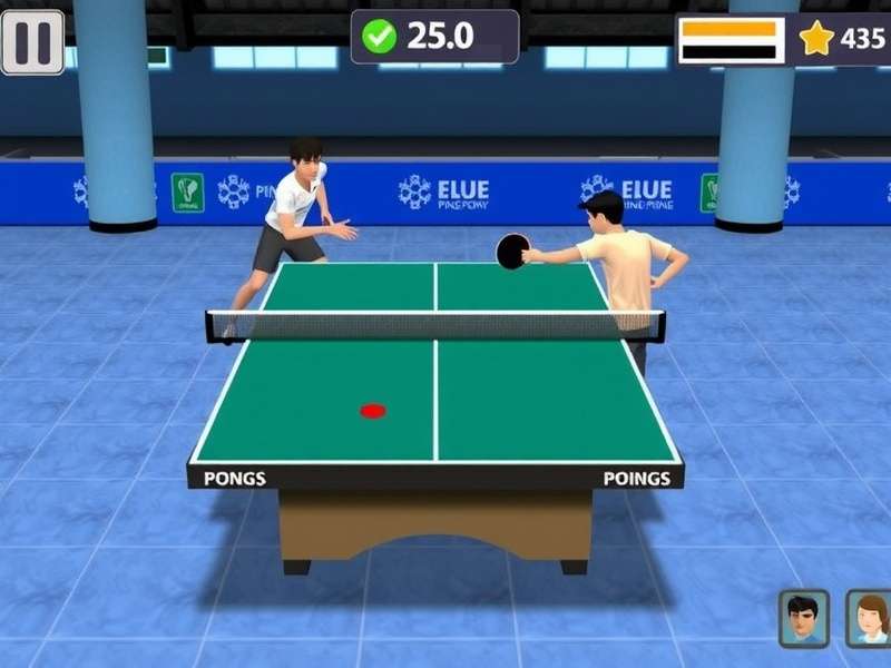 Elite Ping Pong India Gameplay Screenshot